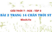 Bài 2 trang 14 Toán 7 Chân trời sáng tạo Tập 2